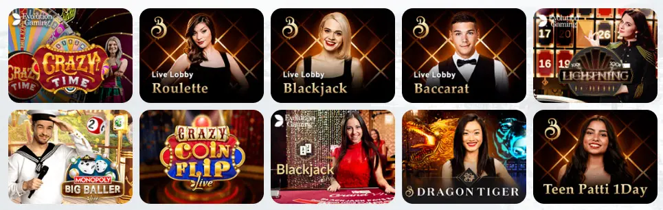 Live casino games 42bet Casino