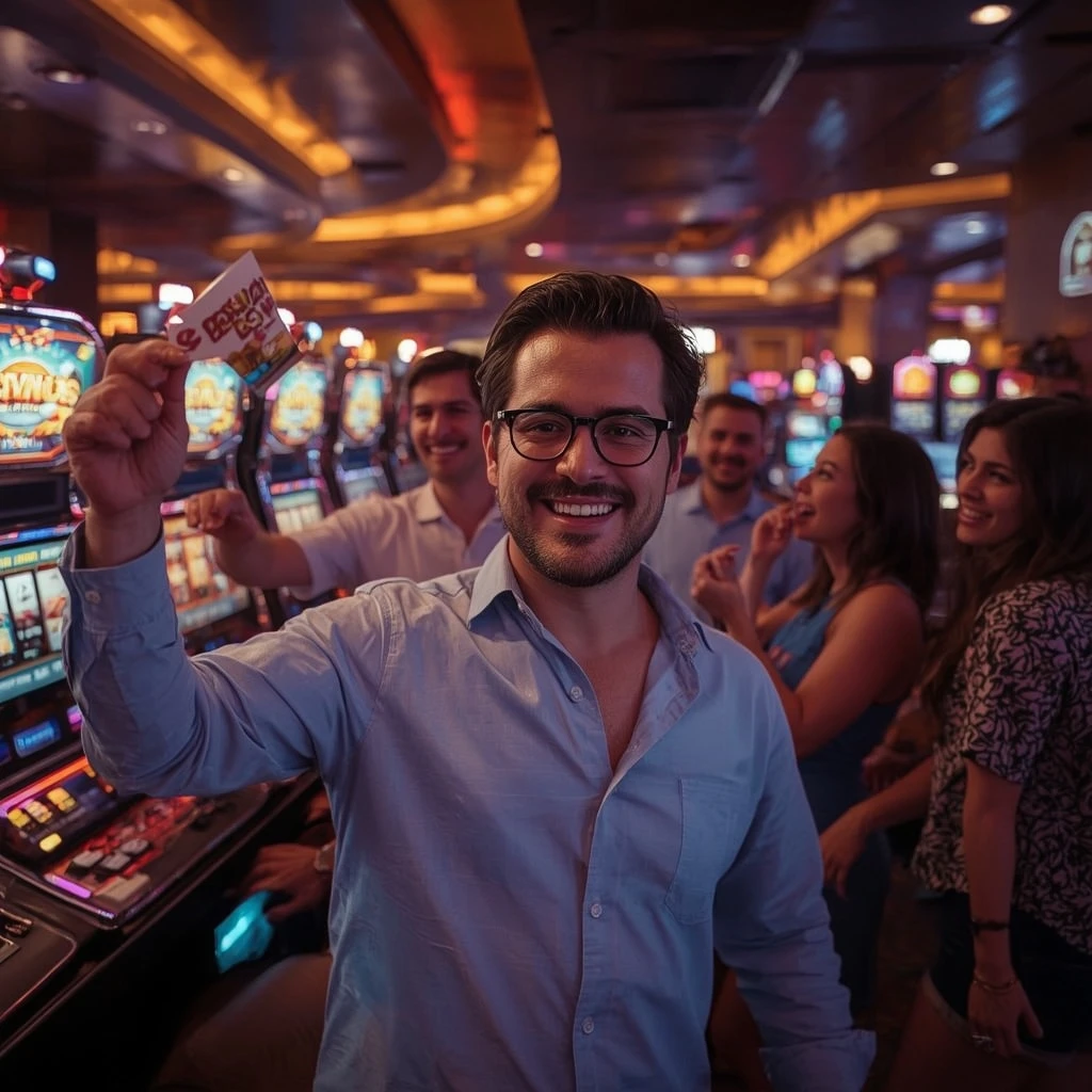 a person with a casino bonus 42bet Casino